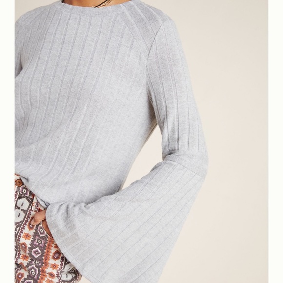 NWT! ANTHROPOLOGIE eri + ali Louis Ribbed Pullover Sweater - Size Medium - Picture 3 of 8